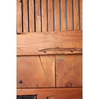 総欅格子蔵戸　W0252 