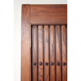 総欅格子蔵戸　W0252 