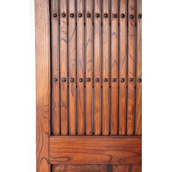 総欅格子蔵戸　W0252 