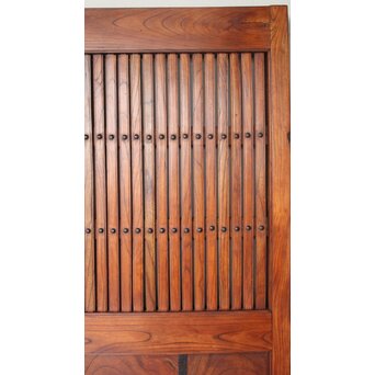 総欅格子蔵戸　W0252 