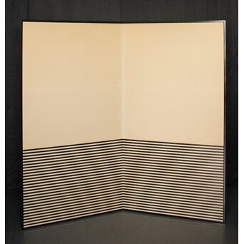縞デザイン屏風　Z839