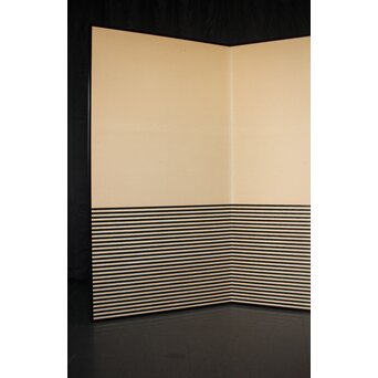 縞デザイン屏風　Z839 