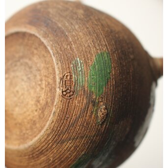 雲林院宝山/寶山 昌平 清水六兵衛 合作か 煎茶器 急須 盃10客　P640 