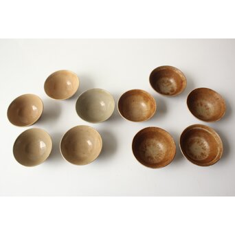 雲林院宝山/寶山 昌平 清水六兵衛 合作か 煎茶器 急須 盃10客　P640 