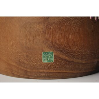 三浦乾也 桜と瓢箪文 火鉢 一対　P641 