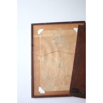 伊東深水 現代美人集第一輯 [半襟] 木版画　Z842 