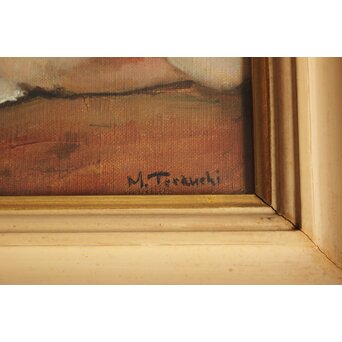 寺内萬治郎「裸婦」油彩額装　Z843 