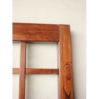 総欅 ガラス入細分升格子蔵戸　W0255 