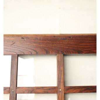 総欅 ガラス入細分升格子蔵戸　W0255 