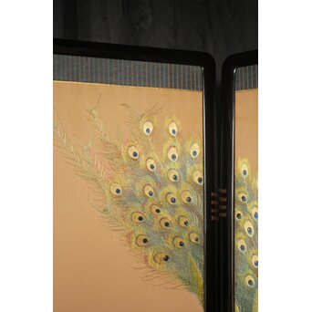 高島屋画室か 今尾景年下絵 孔雀図 刺繍絵画　Z846 