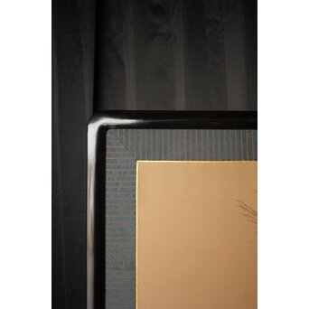 高島屋画室か 今尾景年下絵 孔雀図 刺繍絵画　Z846 