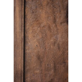 総欅 上玉杢 門扉一対　W0256 