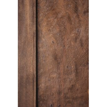 総欅 上玉杢 門扉一対　W0256 