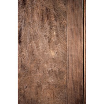 総欅 上玉杢 門扉一対　W0256 