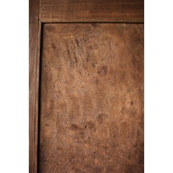 総欅 上玉杢 門扉一対　W0256 