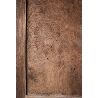 総欅 上玉杢 門扉一対　W0256 