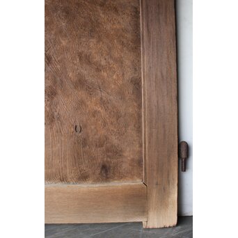 総欅 上玉杢 門扉一対　W0256 