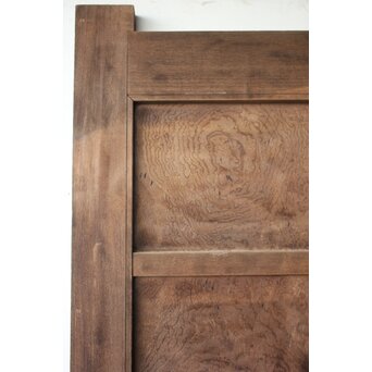 総欅 上玉杢 門扉一対　W0256 