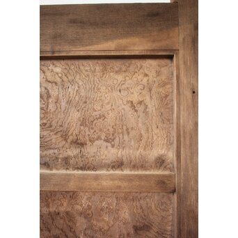 総欅 上玉杢 門扉一対　W0256 