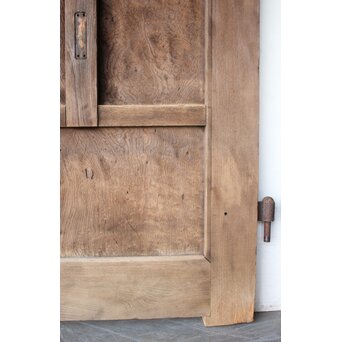 総欅 上玉杢 門扉一対　W0256 