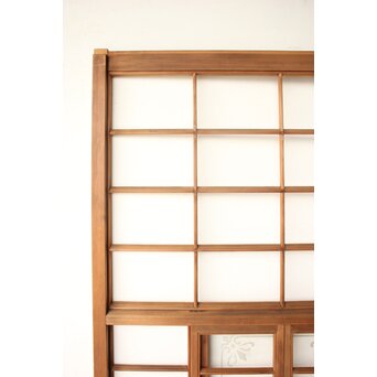 猫間/雪見障子戸 4枚1組 在庫3セット　F304 