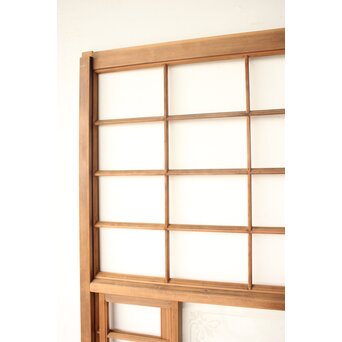 猫間/雪見障子戸 4枚1組 在庫3セット　F304 