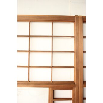 猫間/雪見障子戸 4枚1組 在庫3セット　F304 