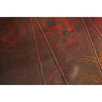 萩原英雄【星月夜 No13】版画 額装　Z882 