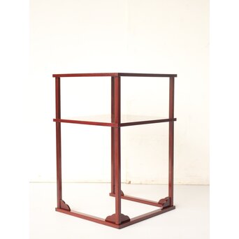 八代 中村宗哲（到斎）薄溜二重棚　Q406 