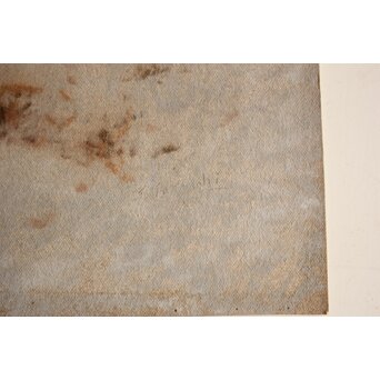 武内鶴之助 雪景色 パステル画 額装　Z883 