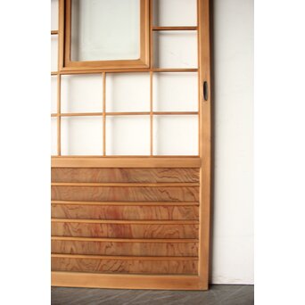 細身 ガラス障子戸 4枚1組　F305 