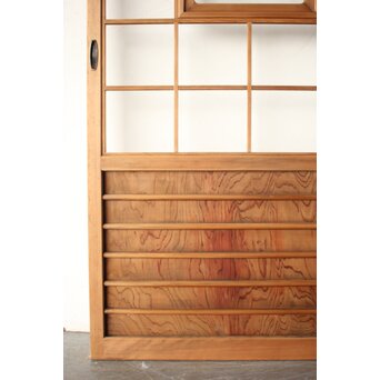 細身 ガラス障子戸 4枚1組　F305 