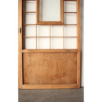 細身 ガラス障子戸 4枚1組　F305 