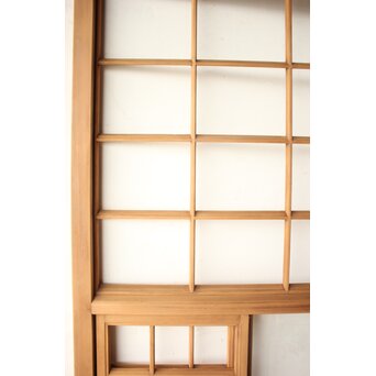 幅広 猫間/雪見障子戸 4枚1組　F306 