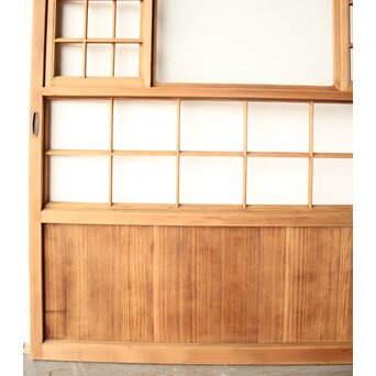 幅広 猫間/雪見障子戸 4枚1組　F306 