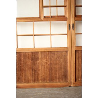 幅広 猫間/雪見障子戸 4枚1組　F306 