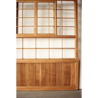 幅広 猫間/雪見障子戸 4枚1組　F306 