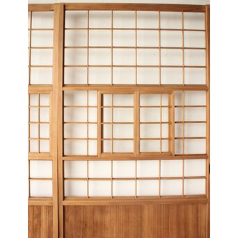 幅広 猫間/雪見障子戸 4枚1組　F306 