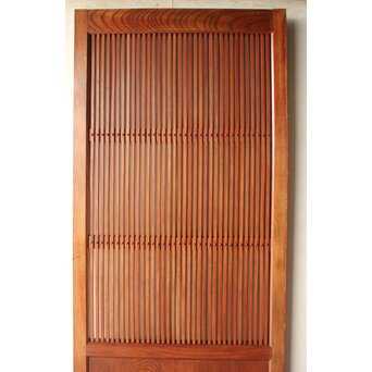 ハイサイズ 総欅格子蔵戸　W0257 