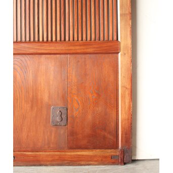 ハイサイズ 総欅格子蔵戸　W0257 