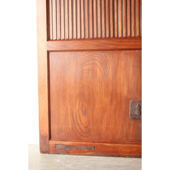 ハイサイズ 総欅格子蔵戸　W0257 