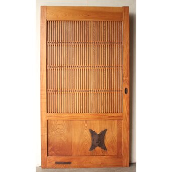 総欅格子蔵戸　W0258