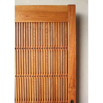 総欅格子蔵戸　W0258 