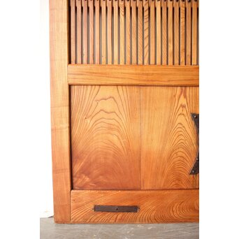 総欅格子蔵戸　W0258 