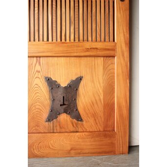 総欅格子蔵戸　W0258 