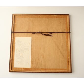 堀文子 墨絵『人物・花』ほか 4枚1組　Z886 