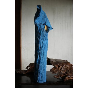 初代 田辺竹雲斎 白竹花生　U417 