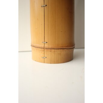 初代 田辺竹雲斎 白竹花生　U417 