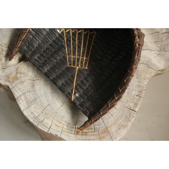 箕 高砂蒔絵　U418 