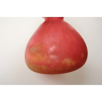 ドームナンシー Daum Nancy 鶴首花瓶　Y069 